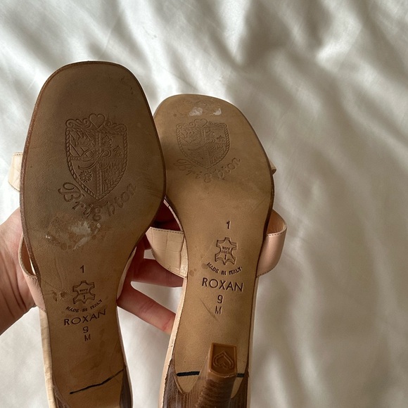 vintage baby pink kitten heels - Picture 2 of 2